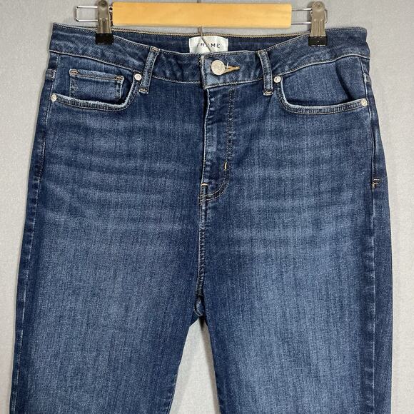 Frame Denim Le Crop Aspire Raw After Mini Bootcut Jean 31 Raw Hem Women - Picture 6 of 12